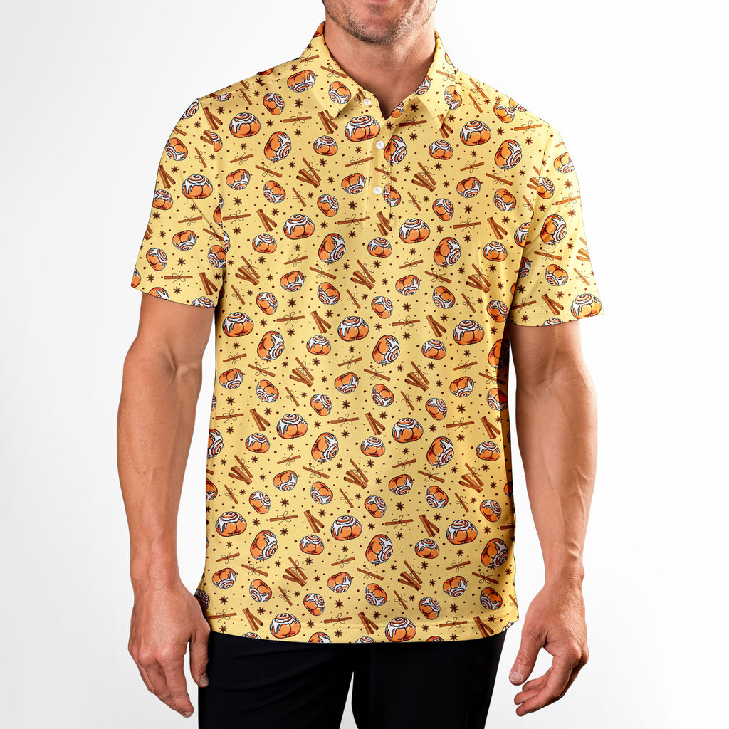 Buns-Polo Shirt For Men-Gerbera Prints