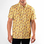 Buns-Polo Shirt For Men-Gerbera Prints
