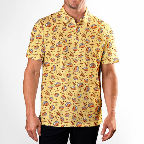 Buns-Polo Shirt For Men-Gerbera Prints