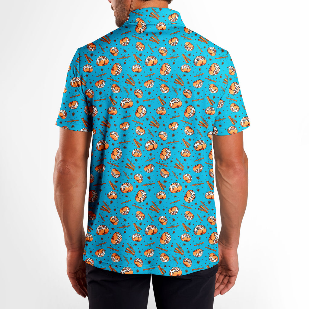 Buns-Polo Shirt For Men-Gerbera Prints