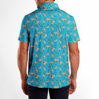 Buns-Polo Shirt For Men-Gerbera Prints
