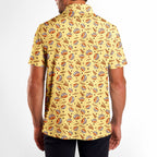 Buns-Polo Shirt For Men-Gerbera Prints
