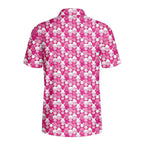 Pink Ribbon - Funny Golf Polo Shirt Premium