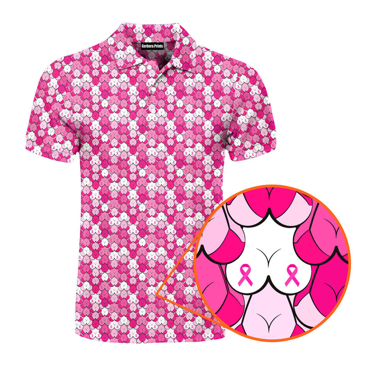 Pink Ribbon - Funny Golf Polo Shirt