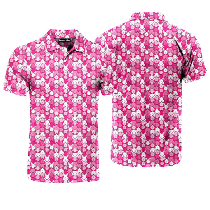 Pink Ribbon - Funny Golf Polo Shirt