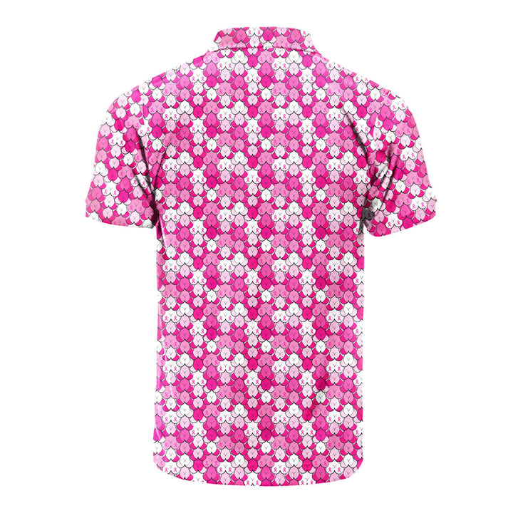 Pink Ribbon - Funny Golf Polo Shirt