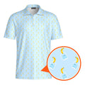 Banana Deep In Jar-Polo Shirt For Men-Gerbera Prints