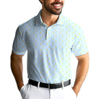 Banana Deep In Jar-Polo Shirt For Men-Gerbera Prints