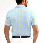 Banana Deep In Jar-Polo Shirt For Men-Gerbera Prints