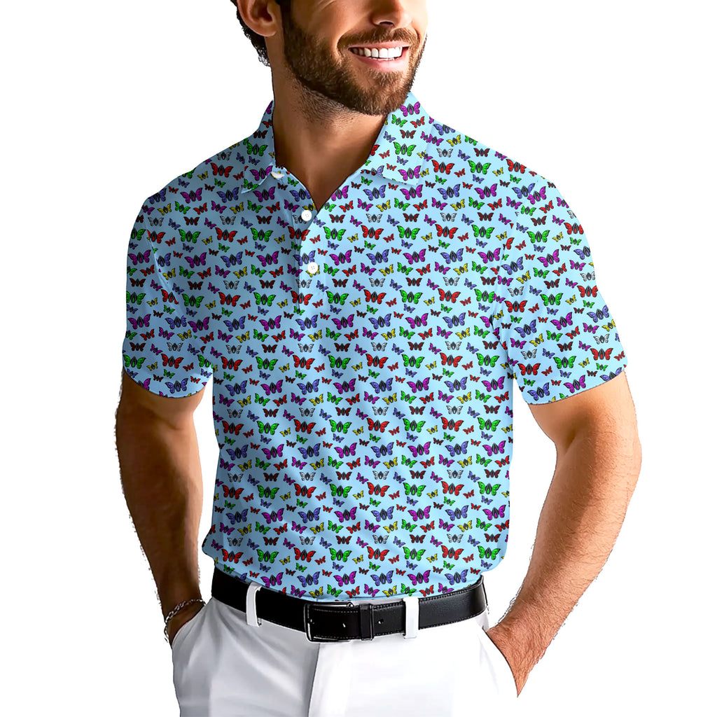 Unreal Butterfly - Funny Golf Polo Shirt