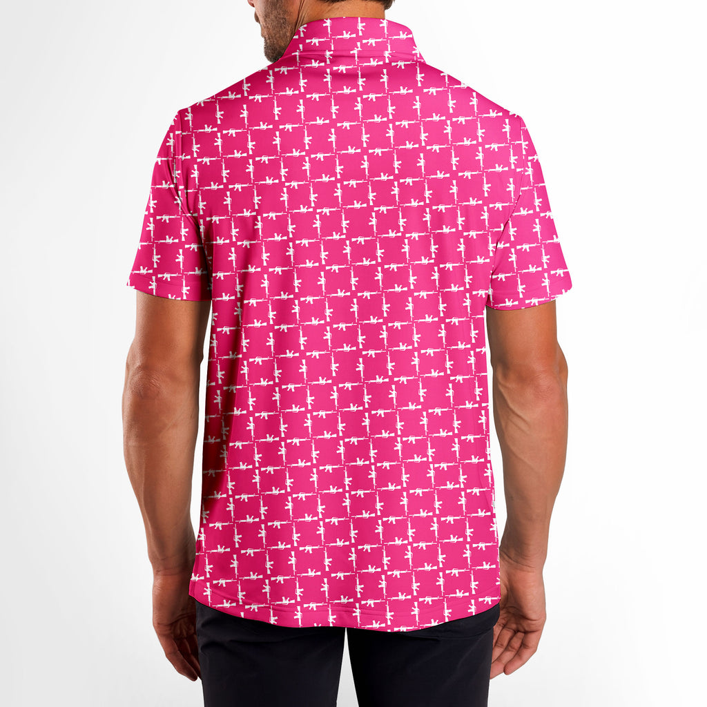 The AR15 - Golf Polo Shirt-Polo Shirt For Men-Gerbera Prints