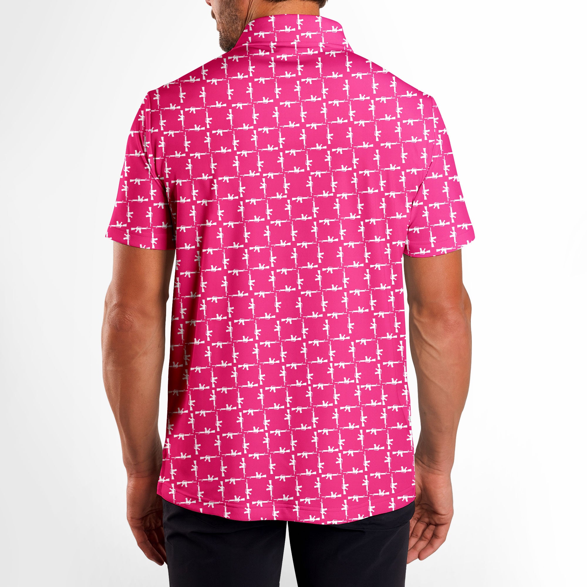 The AR15 - Golf Polo Shirt-Polo Shirt For Men-Gerbera Prints