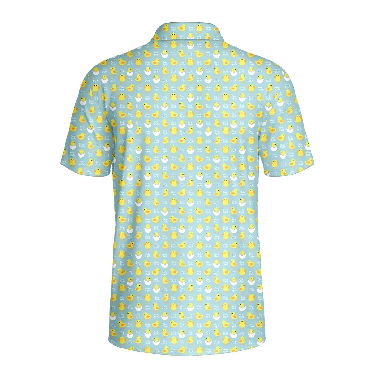 Chicks Dig Me Easter Eggs-Polo Shirt For Men-Gerbera Prints