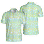 Chicks Dig Me Easter Eggs-Polo Shirt For Men-Gerbera Prints