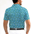 Chicks Dig Me Easter Eggs-Polo Shirt For Men-Gerbera Prints