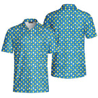 Chicks Dig Me Easter Eggs-Polo Shirt For Men-Gerbera Prints