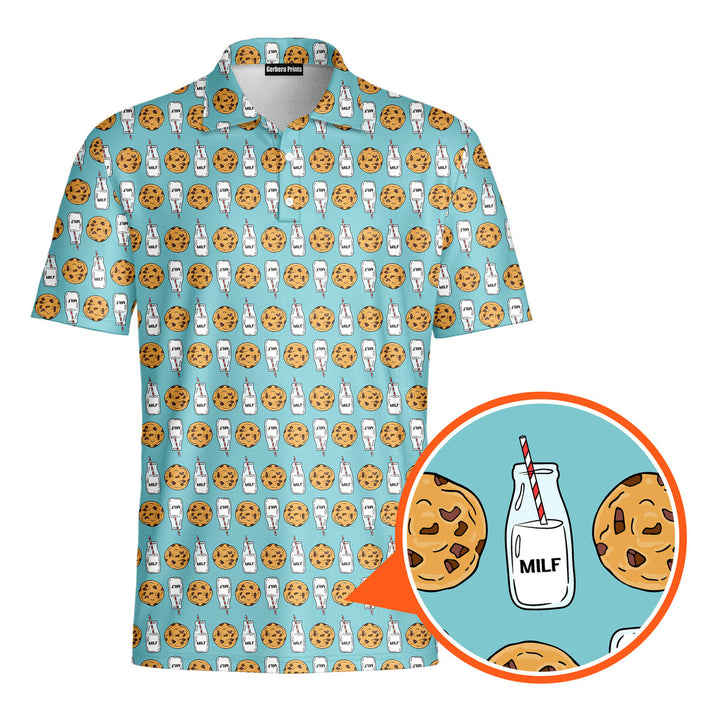 Milk 'N' Cookies - Funny Golf Polo Shirt Premium