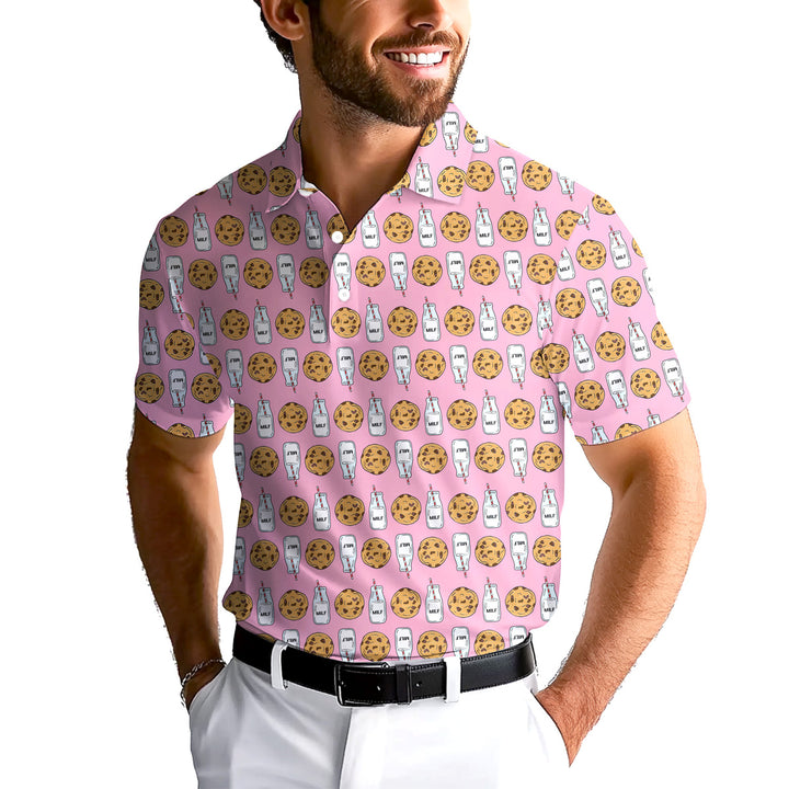 Milk 'N' Cookies - Funny Golf Polo Shirt Premium