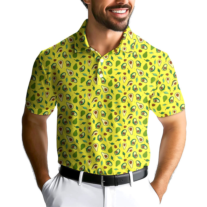 Funny Avocado Butt - Funny Golf Polo Shirt Premium 