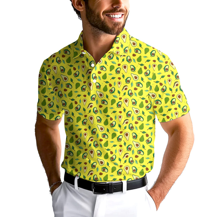 Funny Avocado Butt - Funny Golf Polo Shirt Premium 