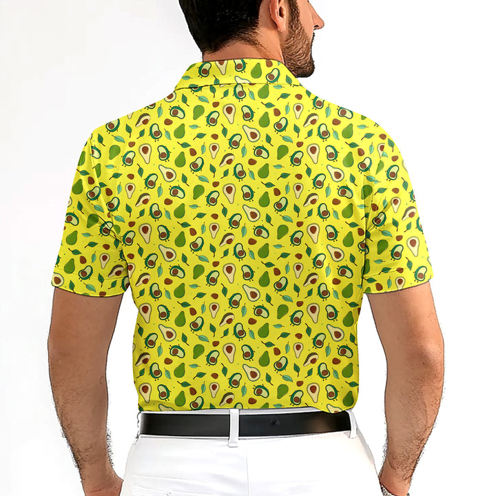 Funny Avocado Butt - Funny Golf Polo Shirt Premium 