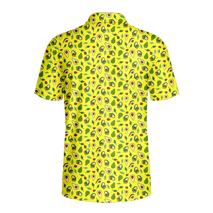 Funny Avocado Butt - Funny Golf Polo Shirt Premium 