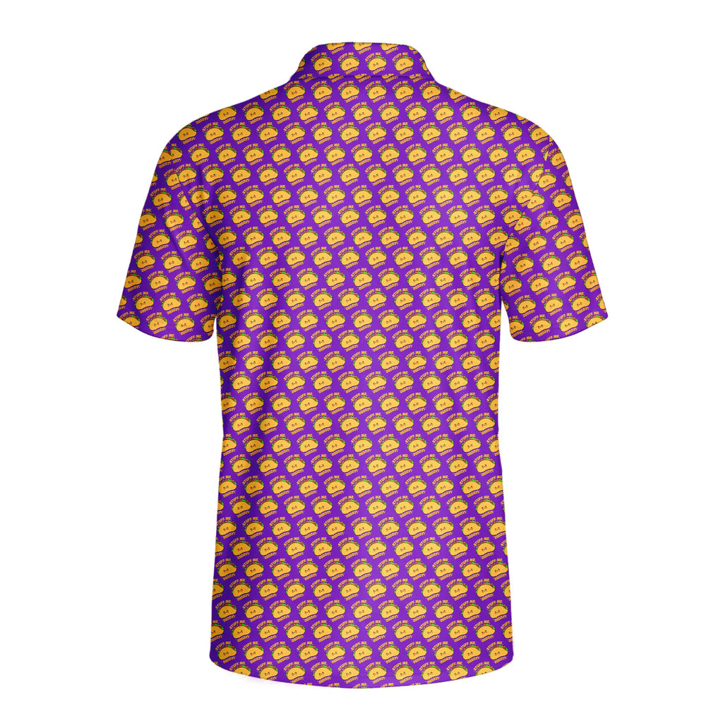 Stuff Me Daddy-Polo Shirt For Men-Gerbera Prints