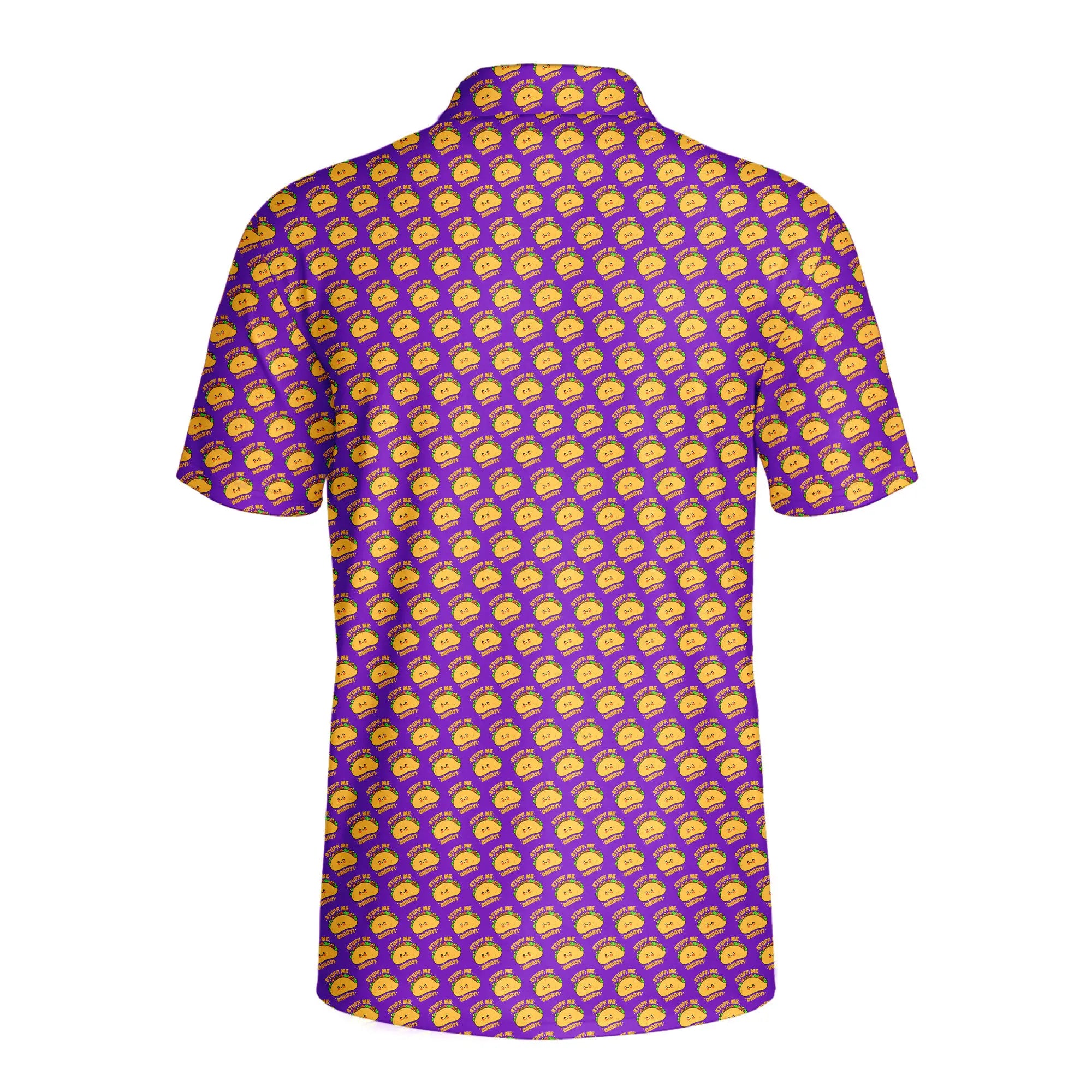 Stuff Me Daddy-Polo Shirt For Men-Gerbera Prints