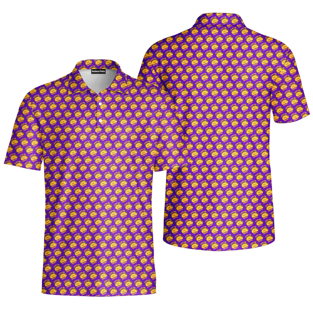 Stuff Me Daddy-Polo Shirt For Men-Gerbera Prints