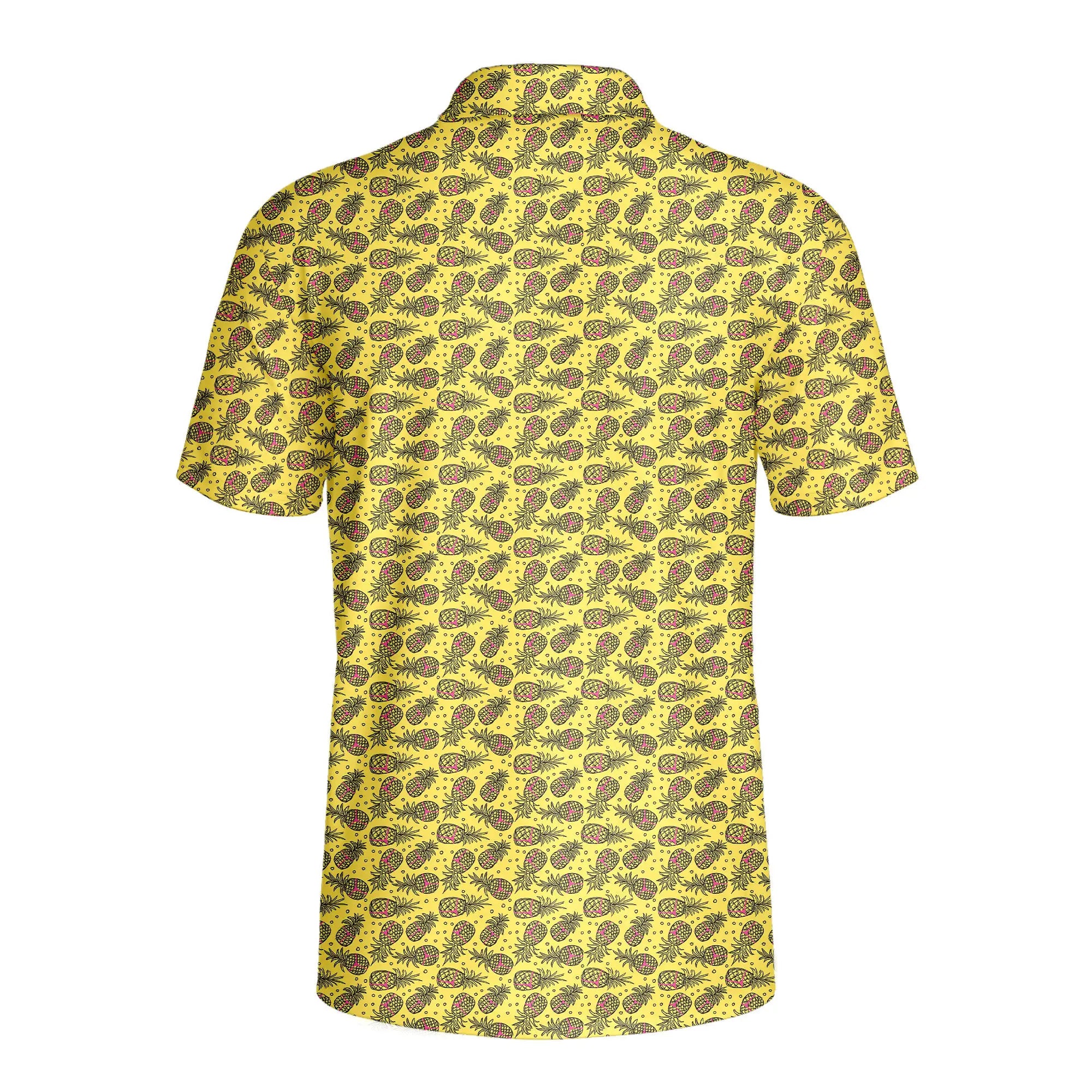 Pineapple Slut-Polo Shirt For Men-Gerbera Prints