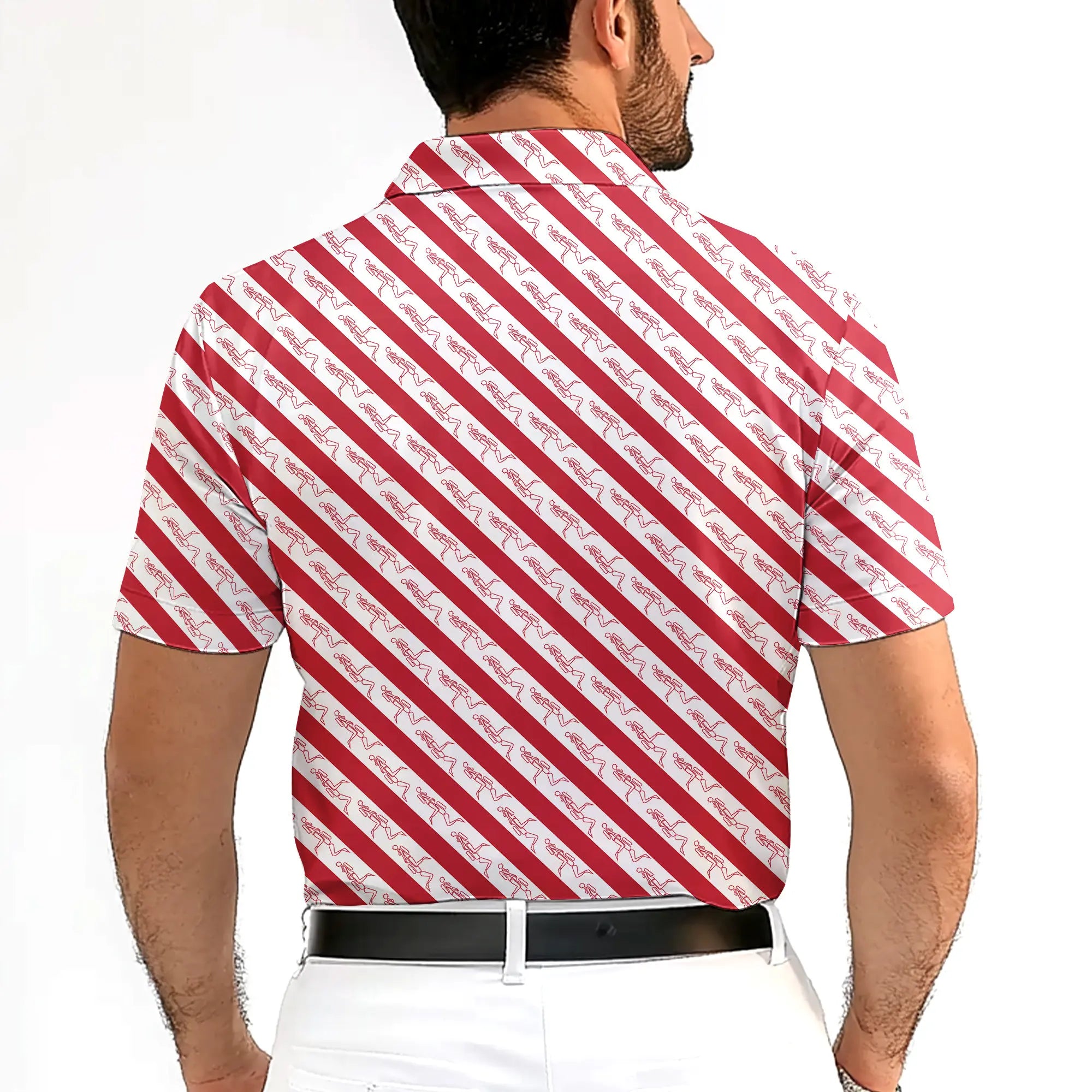 Muff Dive-Polo Shirt For Men-Gerbera Prints