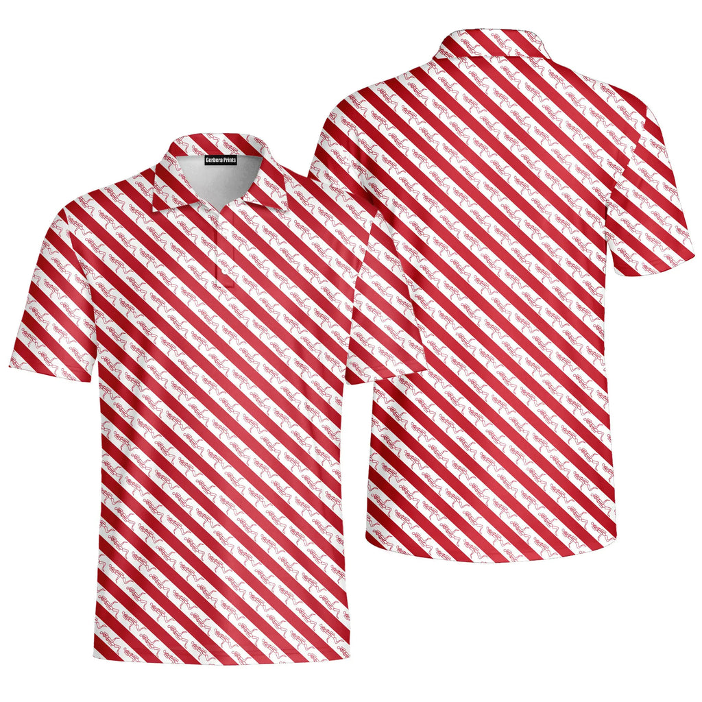 Muff Dive-Polo Shirt For Men-Gerbera Prints