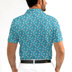 Moister-Polo Shirt For Men-Gerbera Prints