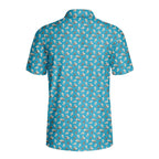 Moister-Polo Shirt For Men-Gerbera Prints