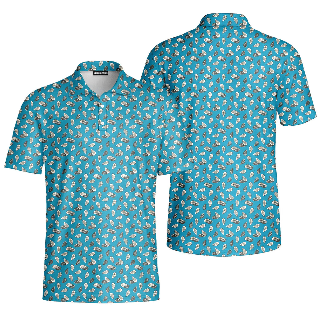 Moister-Polo Shirt For Men-Gerbera Prints