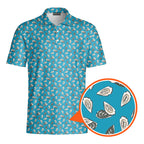 Moister-Polo Shirt For Men-Gerbera Prints