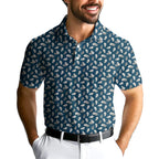 Moister-Polo Shirt For Men-Gerbera Prints