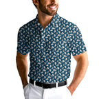 Moister-Polo Shirt For Men-Gerbera Prints