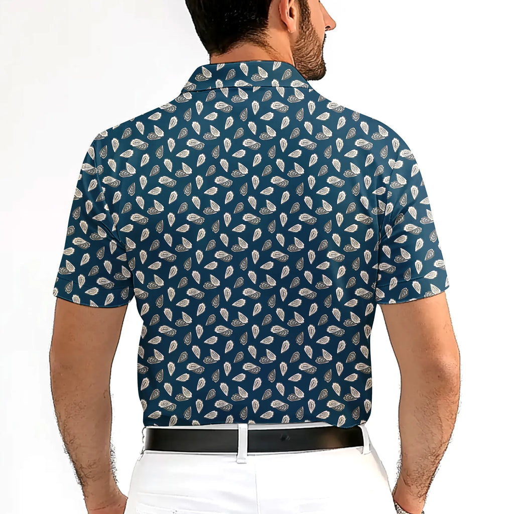 Moister-Polo Shirt For Men-Gerbera Prints