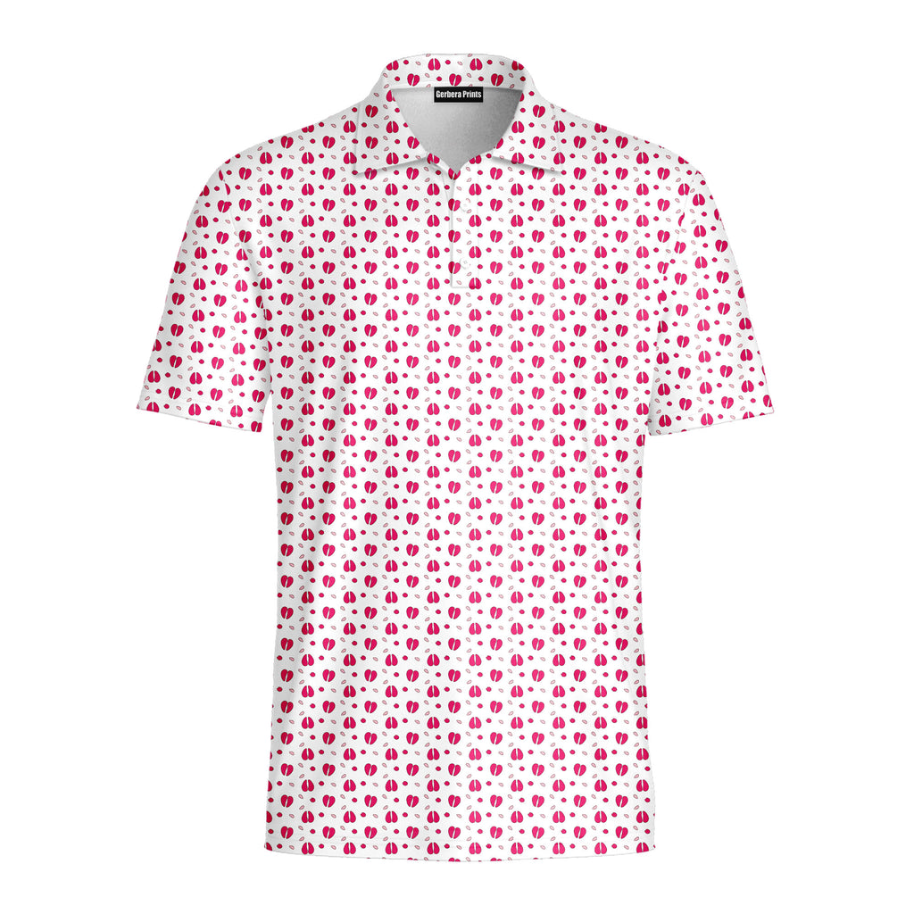 Camel Toe-Polo Shirt For Men-Gerbera Prints