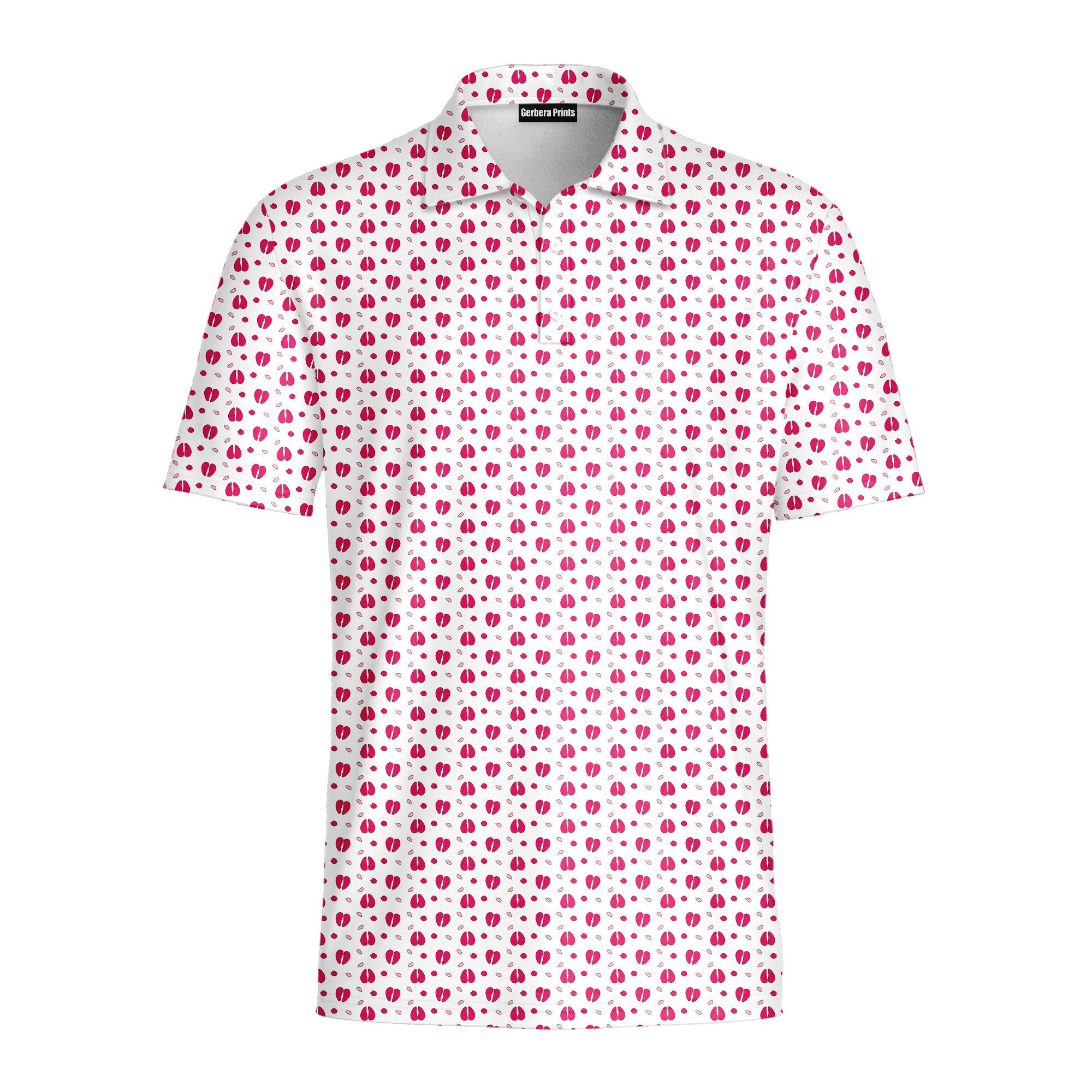 Camel Toe-Polo Shirt For Men-Gerbera Prints