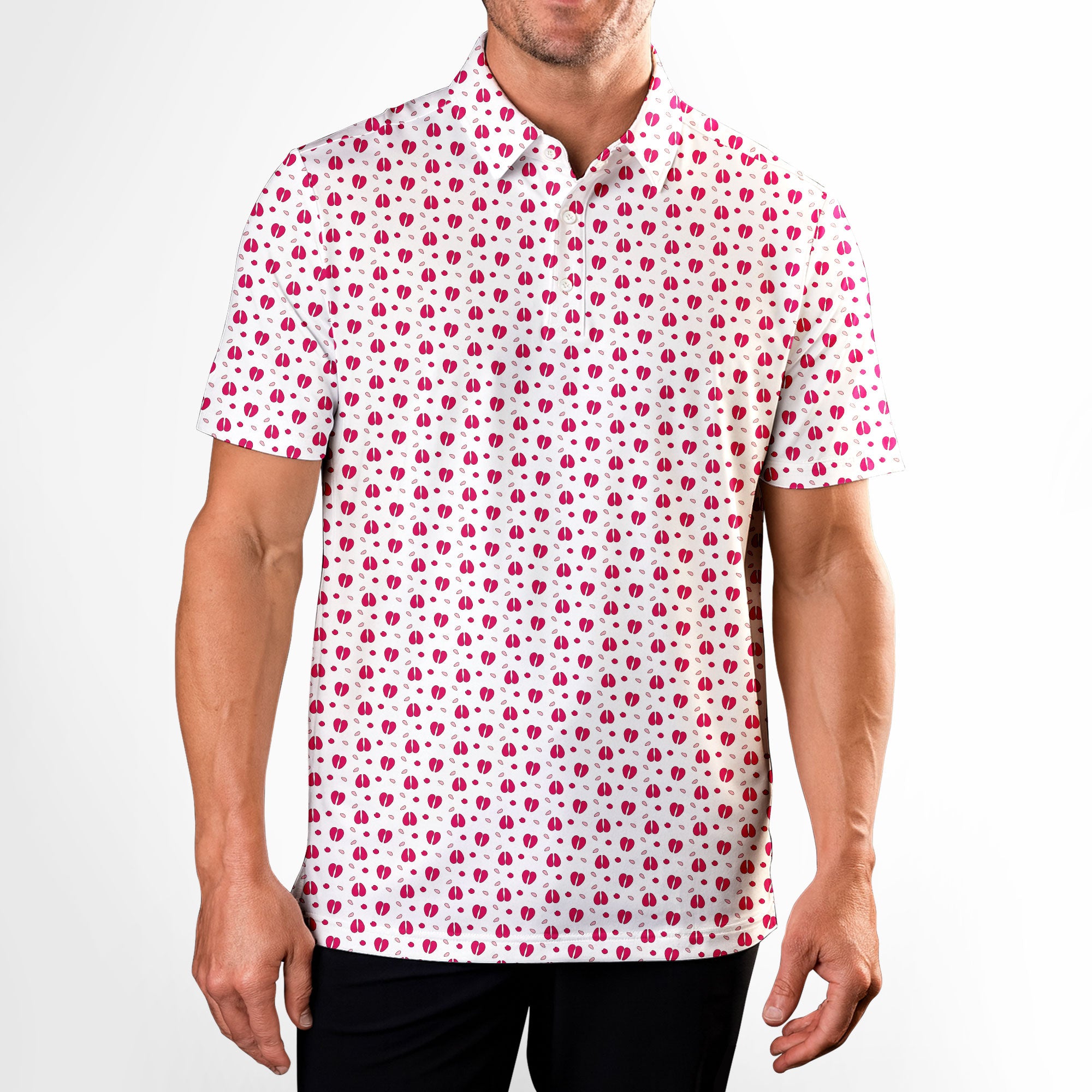 Camel Toe-Polo Shirt For Men-Gerbera Prints