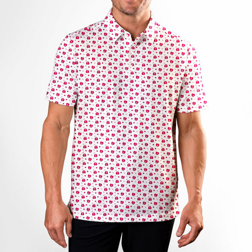 Camel Toe-Polo Shirt For Men-Gerbera Prints