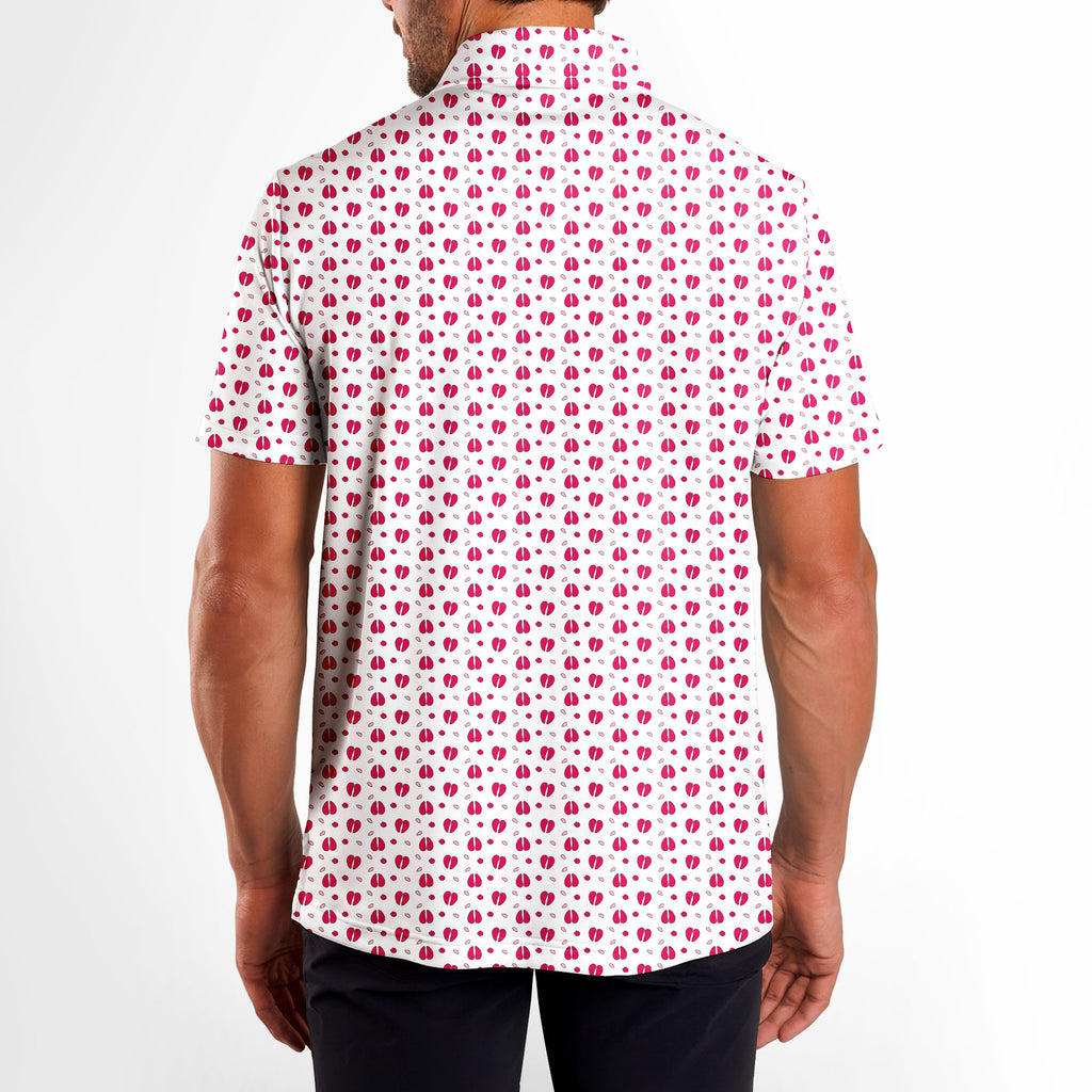 Camel Toe-Polo Shirt For Men-Gerbera Prints