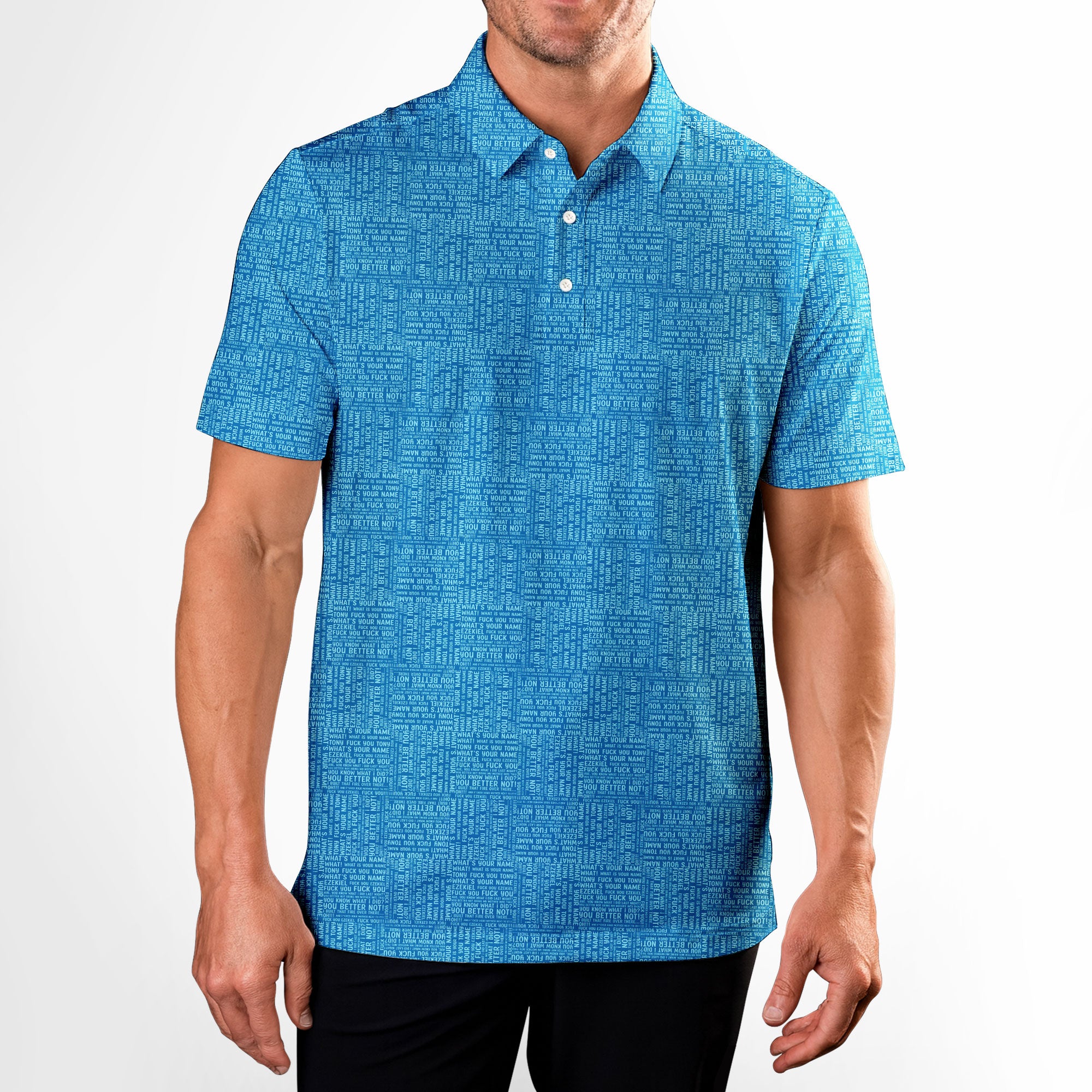 Tony and Ezekiel-Polo Shirt For Men-Gerbera Prints