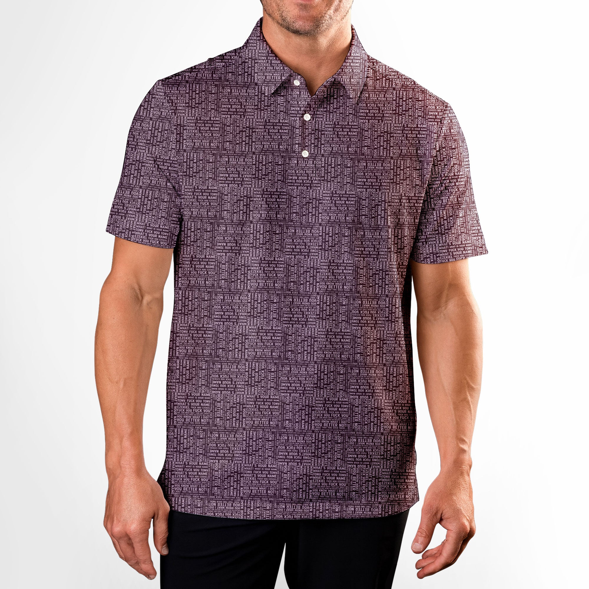 Tony and Ezekiel-Polo Shirt For Men-Gerbera Prints