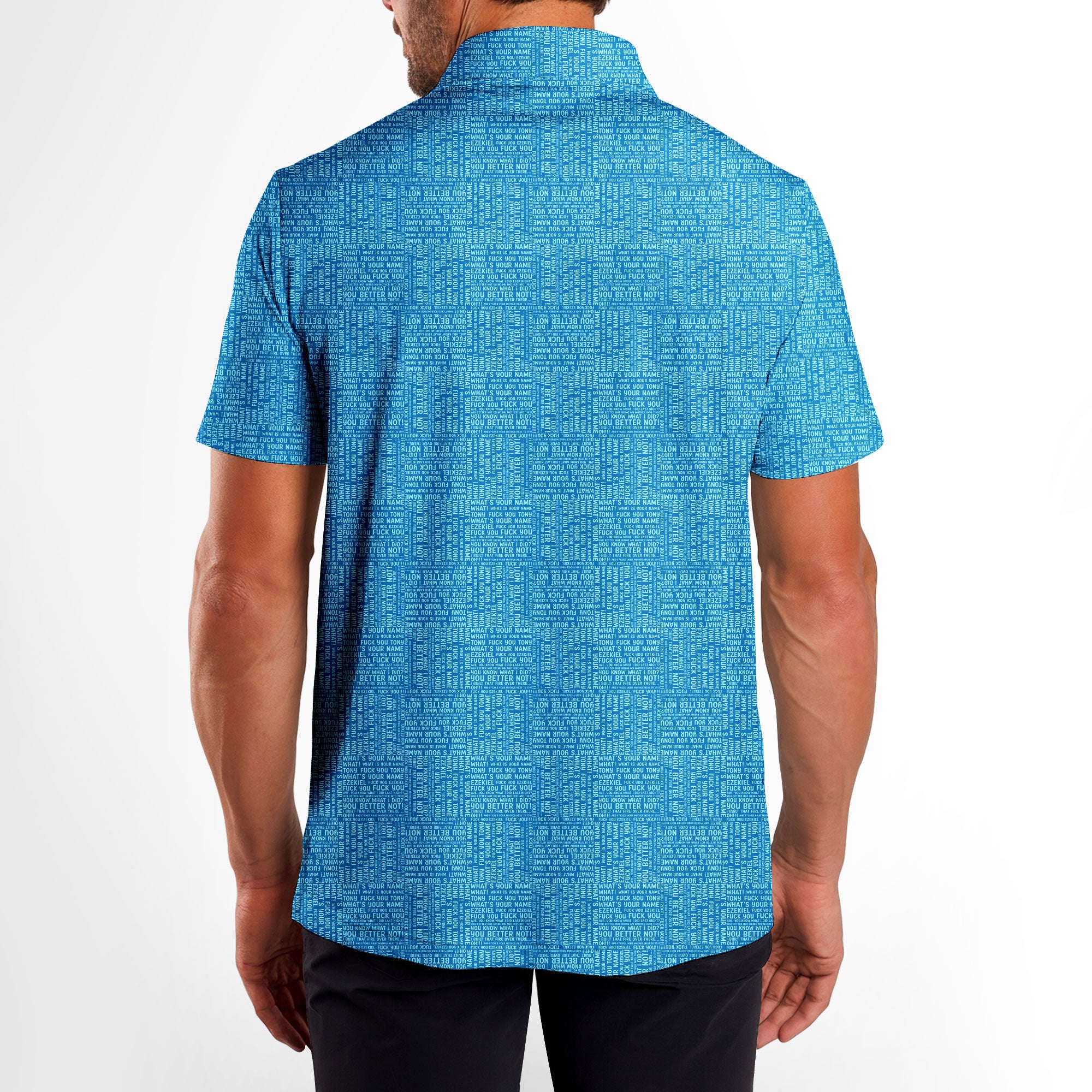 Tony and Ezekiel-Polo Shirt For Men-Gerbera Prints