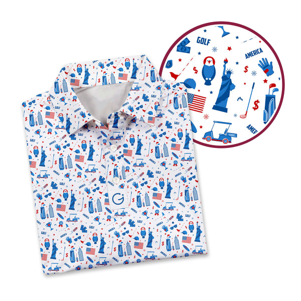 America Golf Polo Shirt For Men