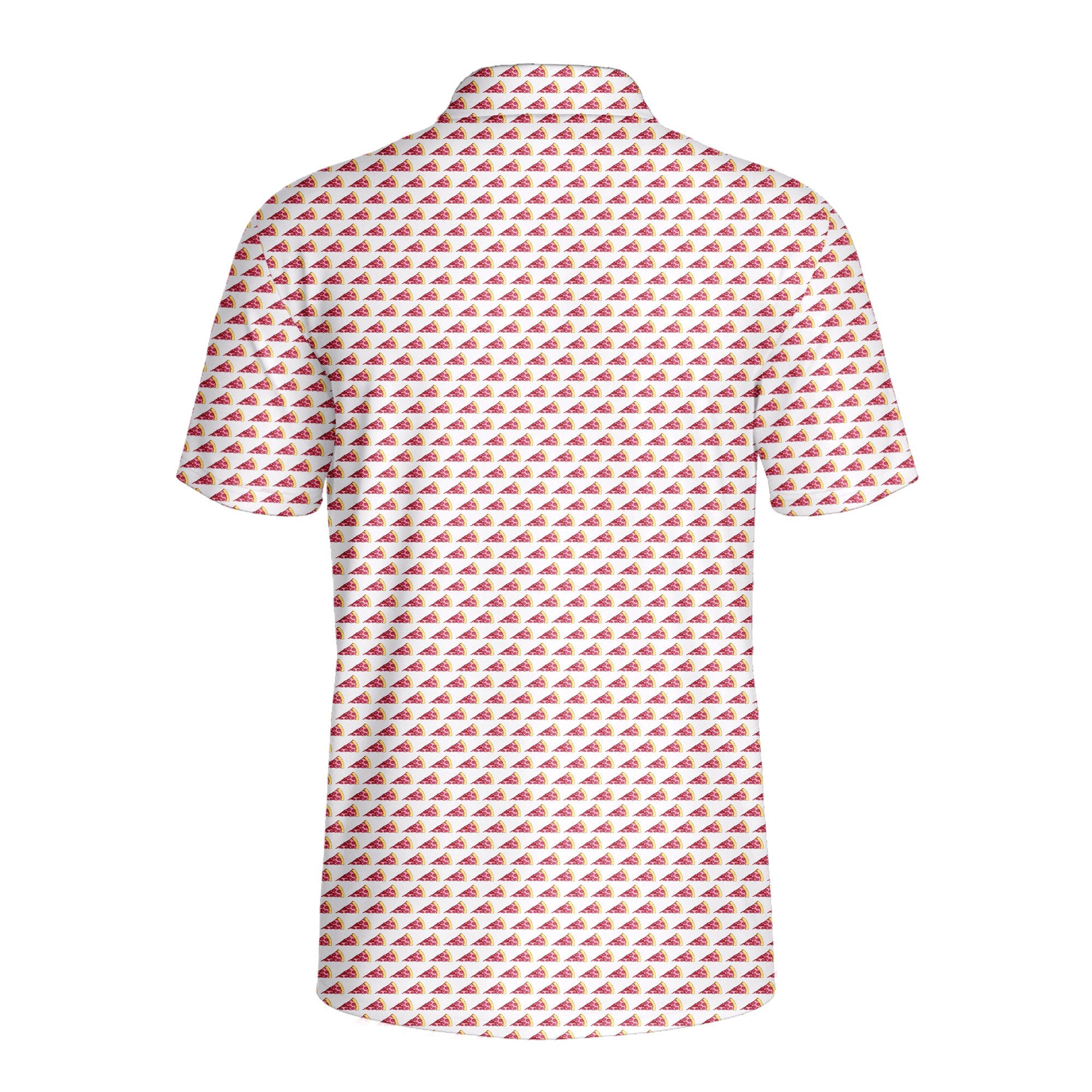 Pizza Slut-Polo Shirt For Men-Gerbera Prints
