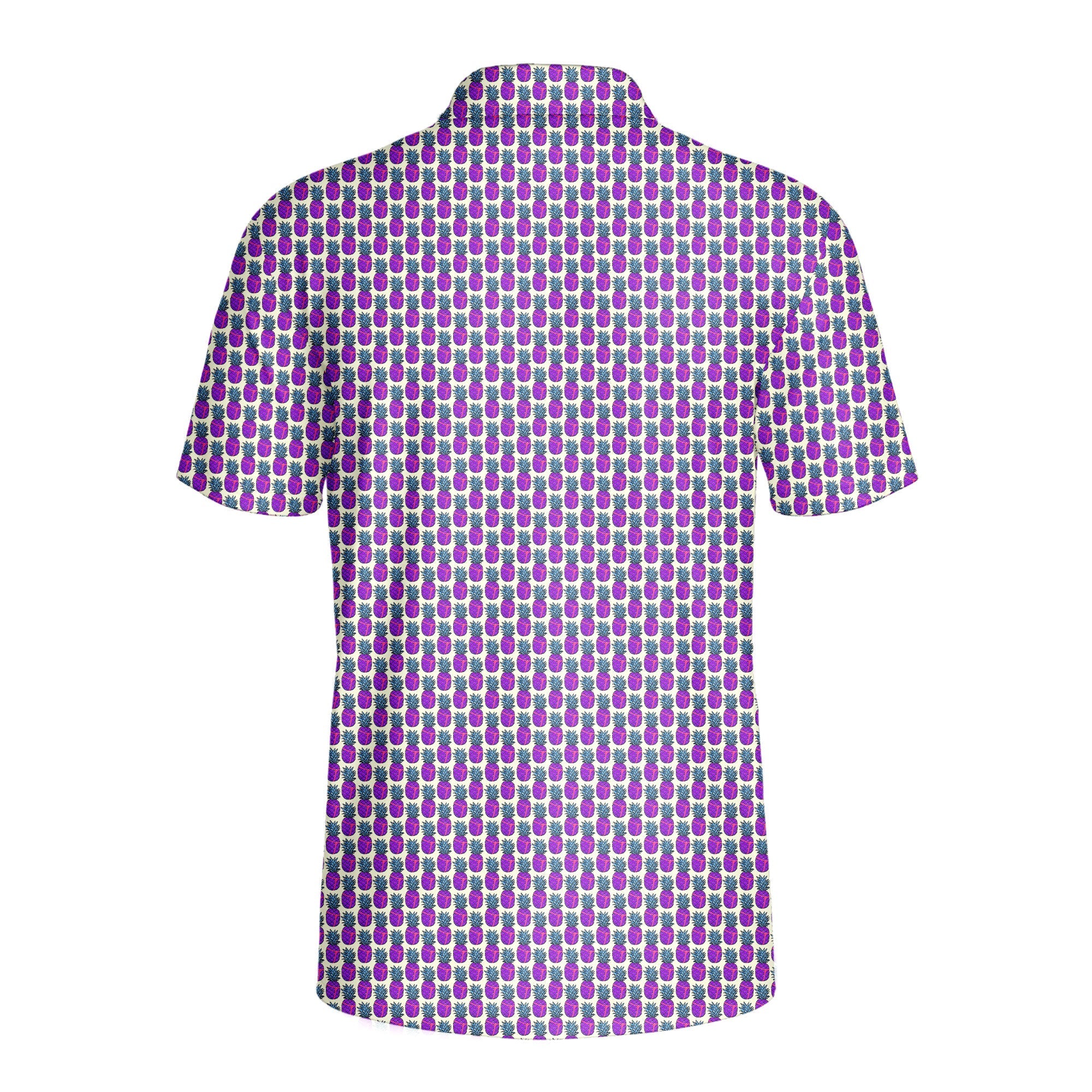 Slutty Pineapple-Polo Shirt For Men-Gerbera Prints